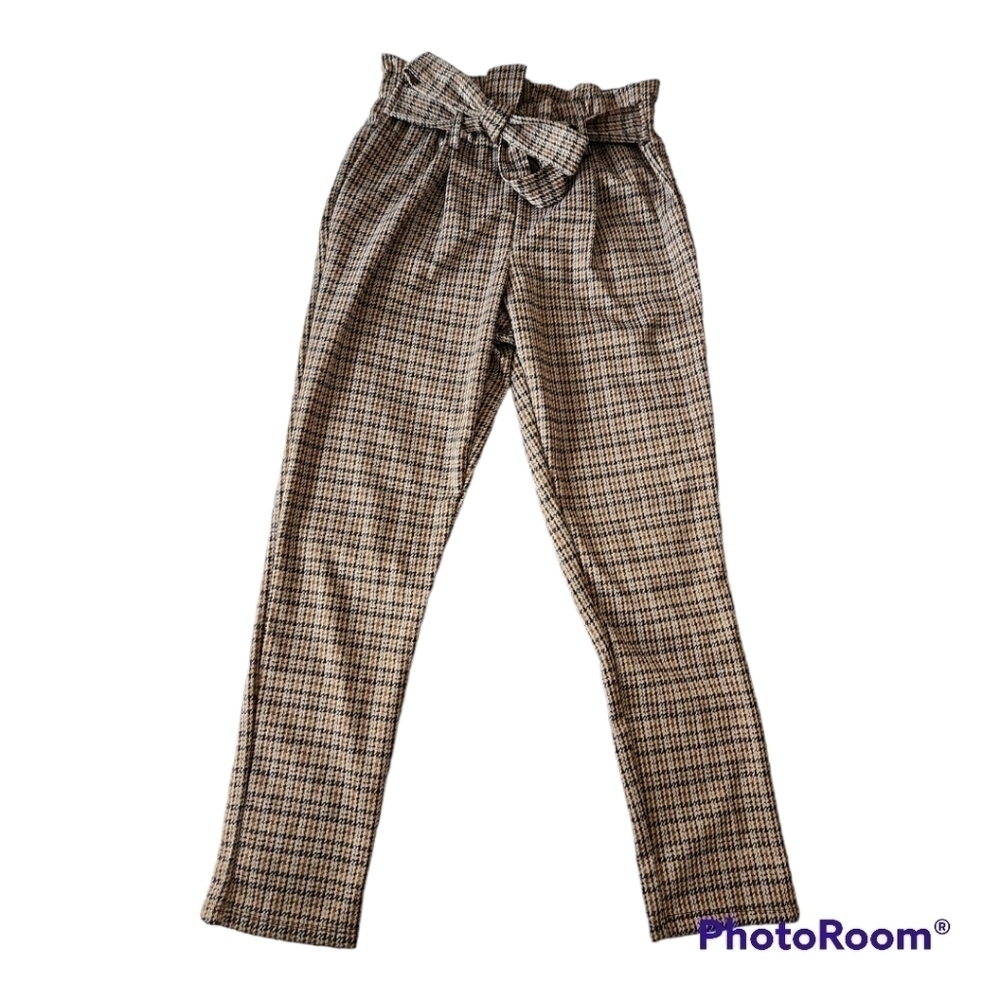 Wearever brown and black pattern dress pants sz 28